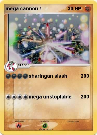 Pokemon mega cannon !