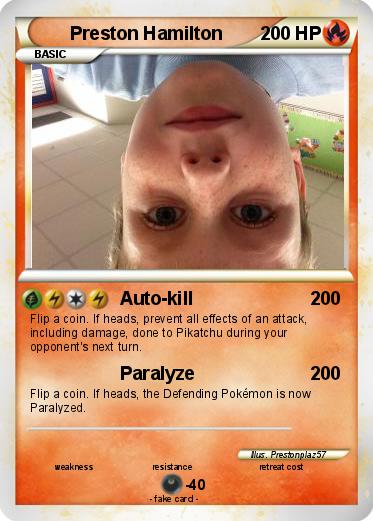 Pokemon Preston Hamilton