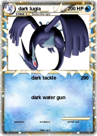 Pokemon dark lugia
