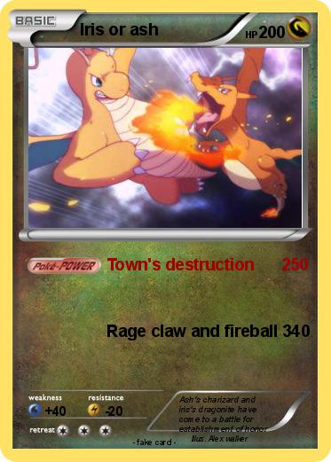 Pokemon Iris or ash