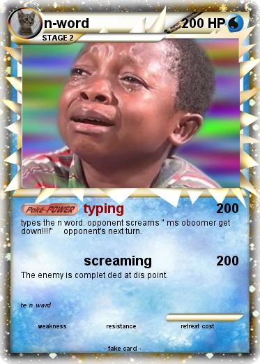 Pokemon n-word