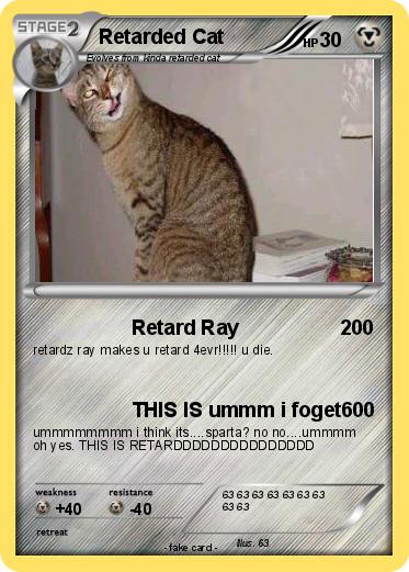 Pokemon Retarded Cat