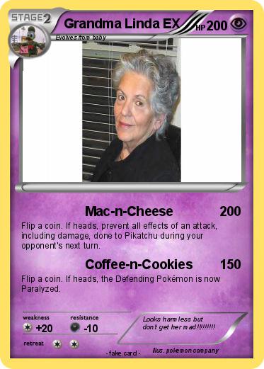 Pokemon Grandma Linda EX