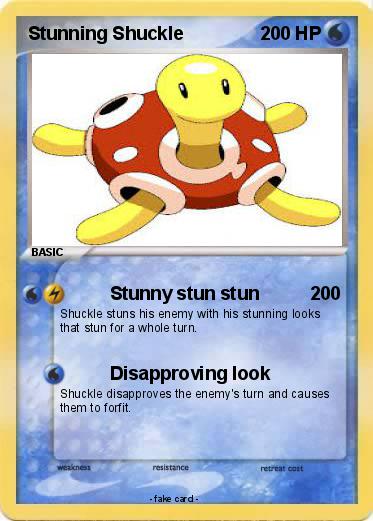 Pokemon Stunning Shuckle