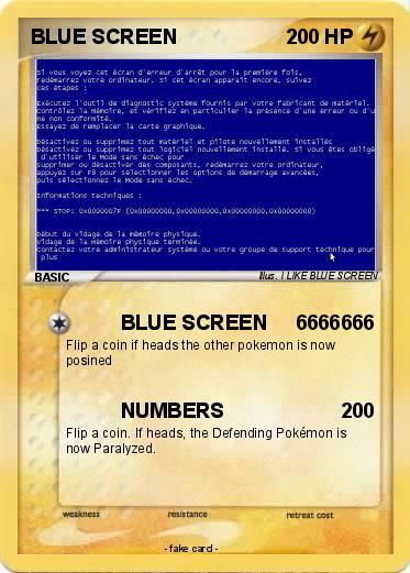 Pokemon BLUE SCREEN