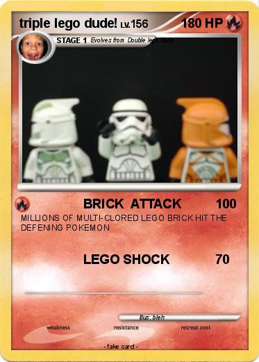 Pokemon triple lego dude!
