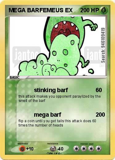 Pokemon MEGA BARFEMEUS EX