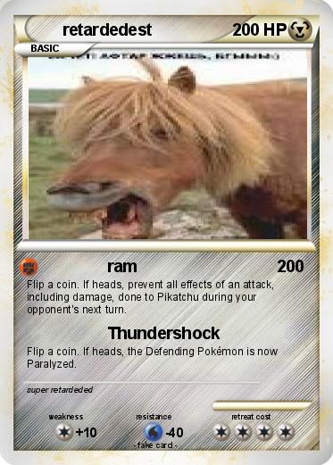 Pokemon retardedest