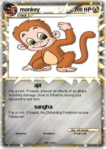 Pokemon monkey