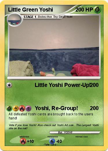 Pokemon Little Green Yoshi