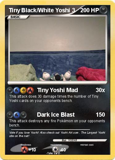 Pokemon Tiny Black/White Yoshi 3