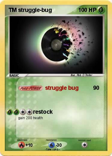 Pokemon TM struggle-bug