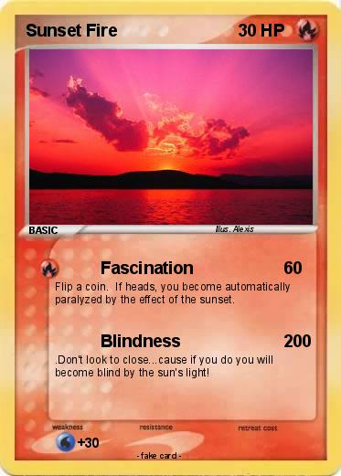 Pokemon Sunset Fire