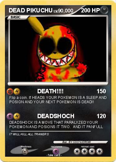 Pokemon DEAD PIKUCHU
