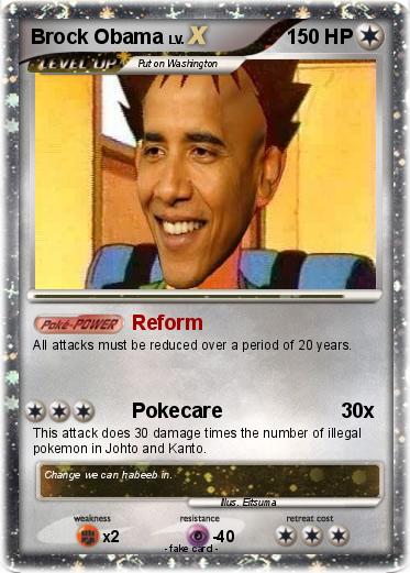 Pokemon Brock Obama