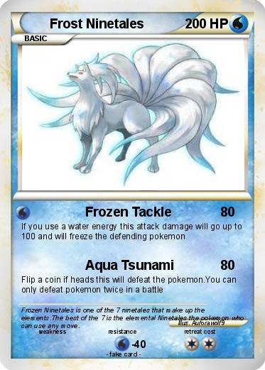 Pokemon Frost Ninetales