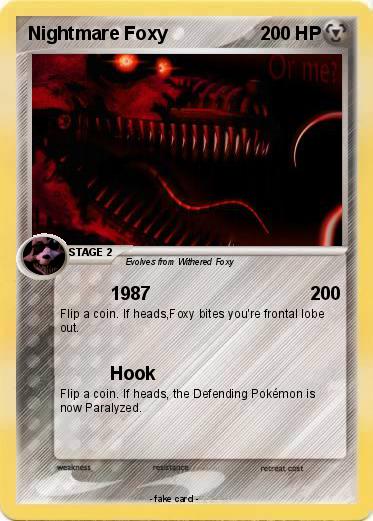 Pokemon Nightmare Foxy