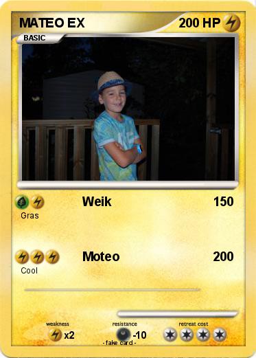 Pokemon MATEO EX