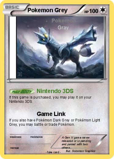 Pokemon Pokemon Grey