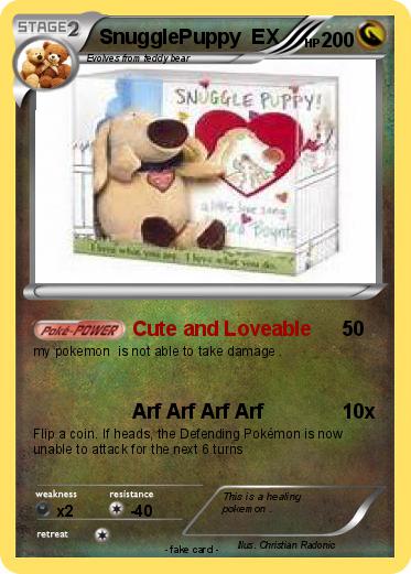 Pokemon SnugglePuppy  EX