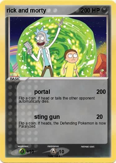 Pokemon rick and morty