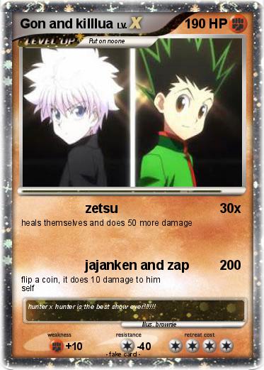 Pokemon Gon and killlua