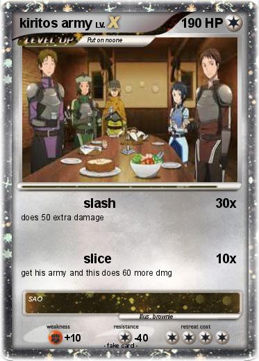 Pokemon kiritos army