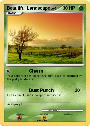 Pokemon Beautiful Landscape