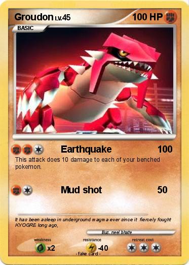 Pokemon Groudon