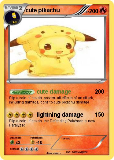 Pokemon cute pikachu