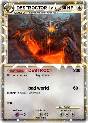 Pokemon DESTROCTOR  lv x