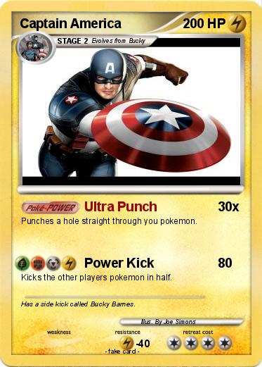 Pokemon Captain America