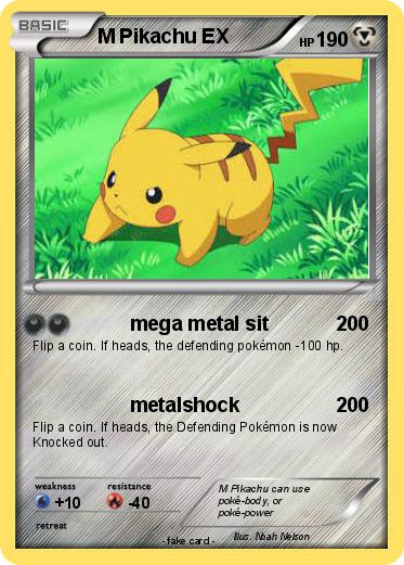 Pokemon M Pikachu EX