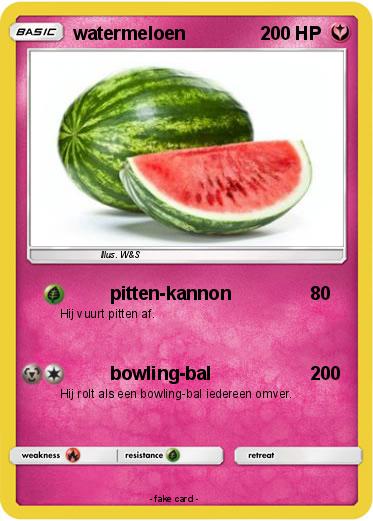 Pokemon watermeloen