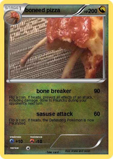 Pokemon boneed pizza