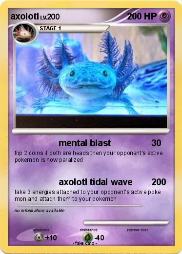 Pokemon axolotl