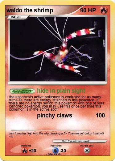 Pokemon waldo the shrimp