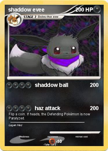 Pokemon shaddow evee