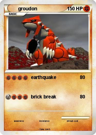 Pokemon groudon