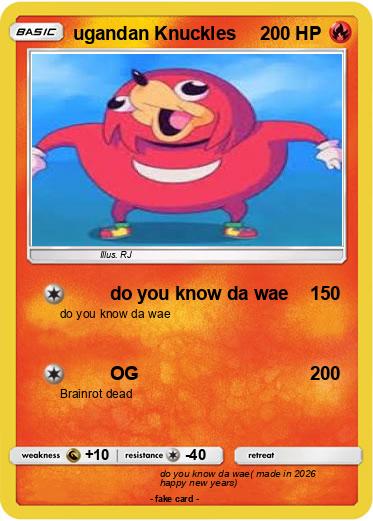 Pokemon ugandan Knuckles