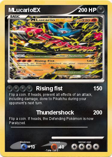 Pokemon MLucarioEX