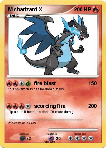 Pokemon M charizard X