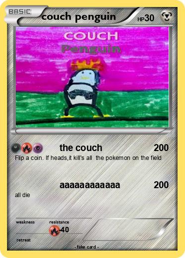 Pokemon couch penguin