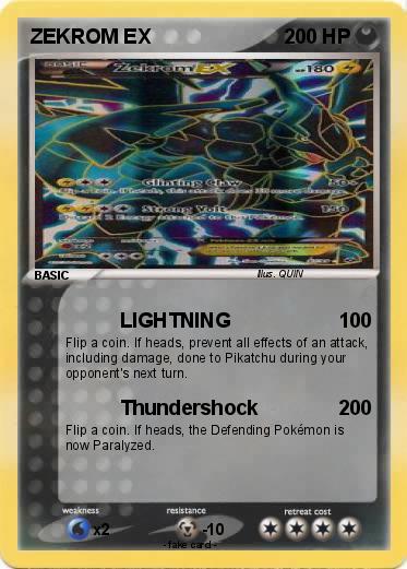 Pokemon ZEKROM EX