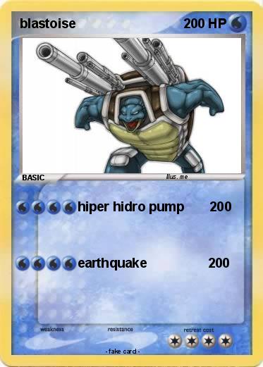 Pokemon blastoise