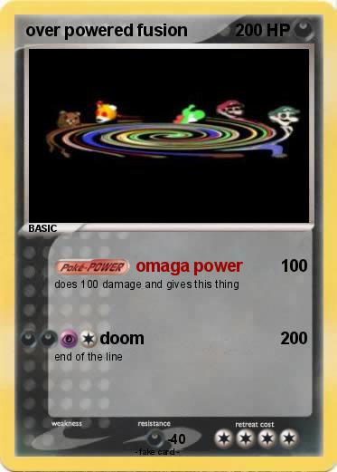 Pokemon over powered fusion