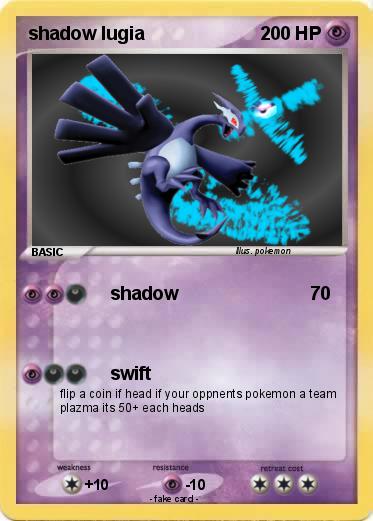Pokemon shadow lugia