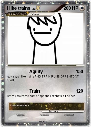 Pokemon i like trains