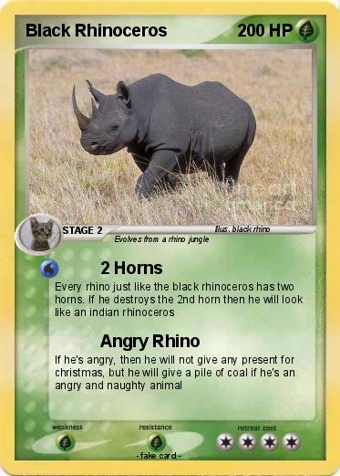 Pokemon Black Rhinoceros