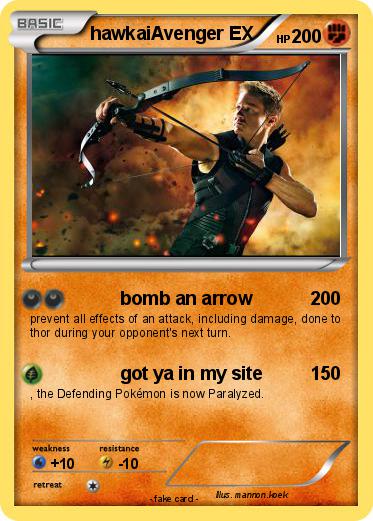 Pokemon hawkaiAvenger EX